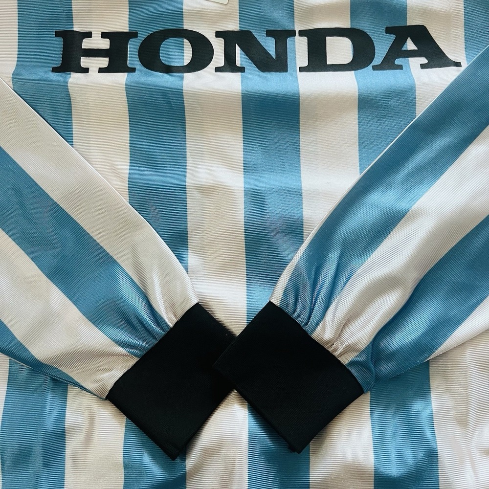 Honda Long Sleeve Striped Soccer Jersey Polo Tree Brandβ New w/ Tags Size M - Picture 8 of 13